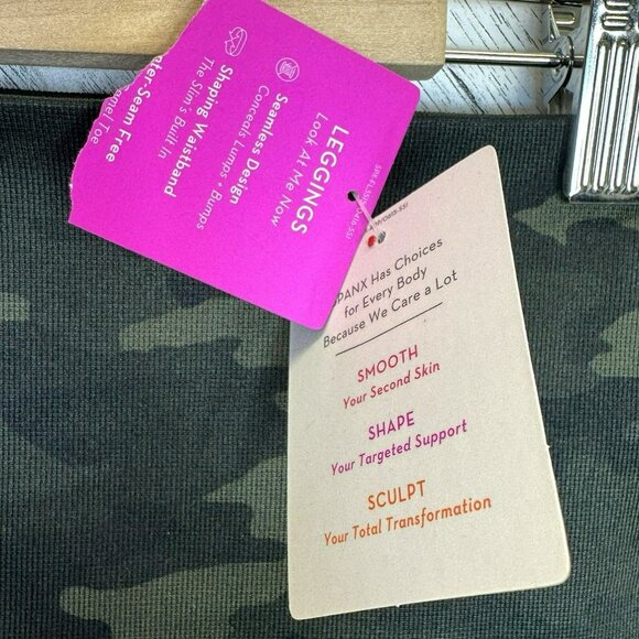 Spanx Leggings Look At Me Now Womens Plus Size 2X Camouflage Camo Green New NWT - Picture 5 of 7